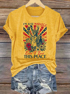 Women's  THIS PLACE Round Neck Printed T-Shirt