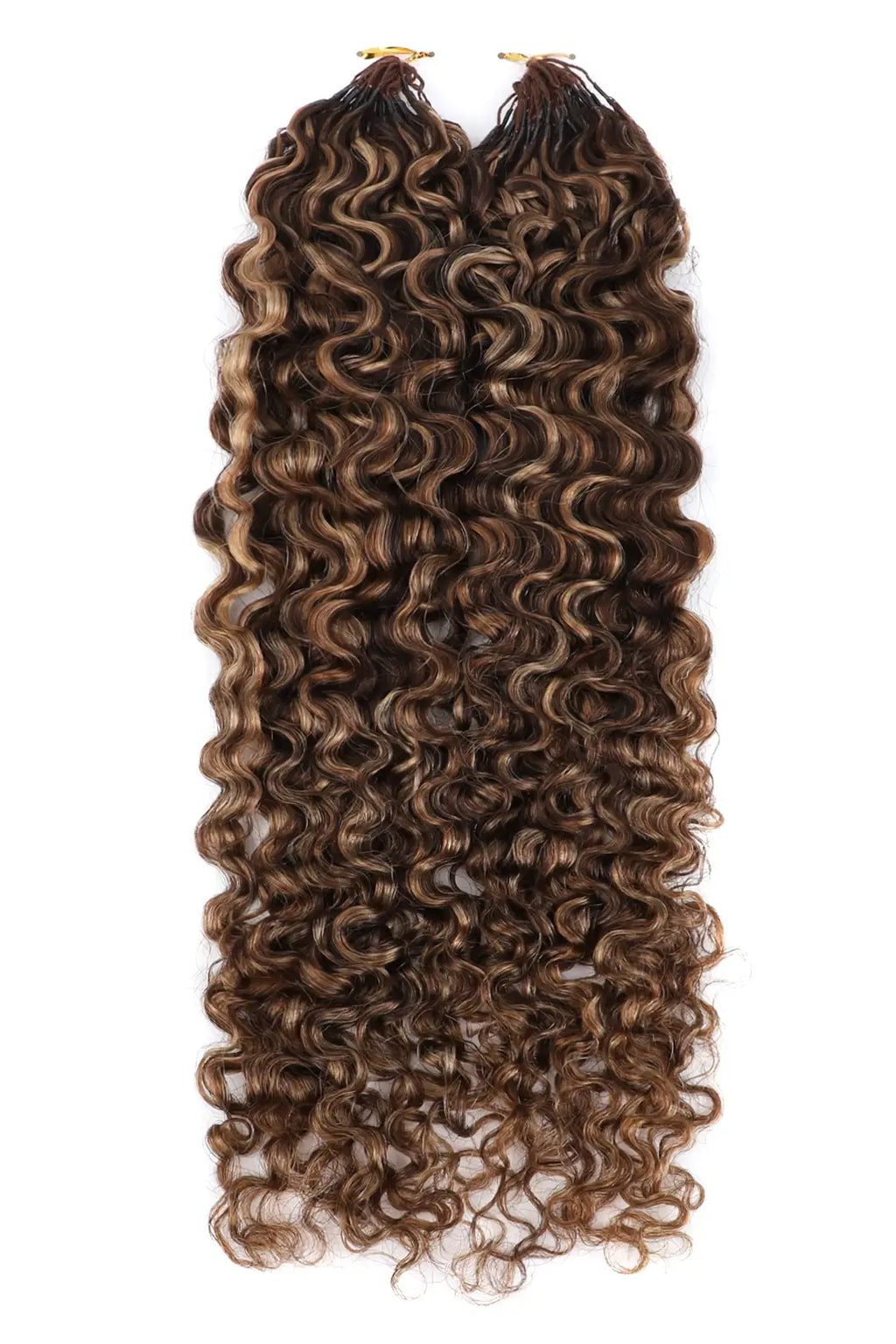 #4A/27/30 Mixed Color Water Deep Wave Crochet Hair for Miracle Knots