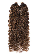 #4A/27/30 Mixed Color Water Deep Wave Crochet Hair for Miracle Knots