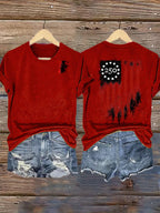 Women's  250 YEARS Round-neck Printed T-Shirt