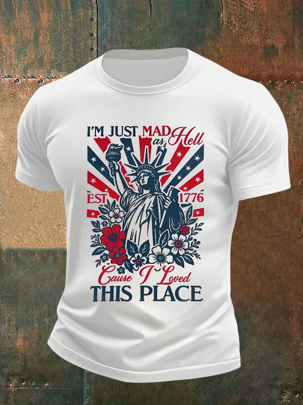 Men's THIS PLACE Round Neck Printed T-Shirt