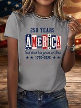 Women's 250 YEARS AMERICA Printed T-Shirt