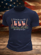 Men's Blessed through 250 Years Printed T-Shirt