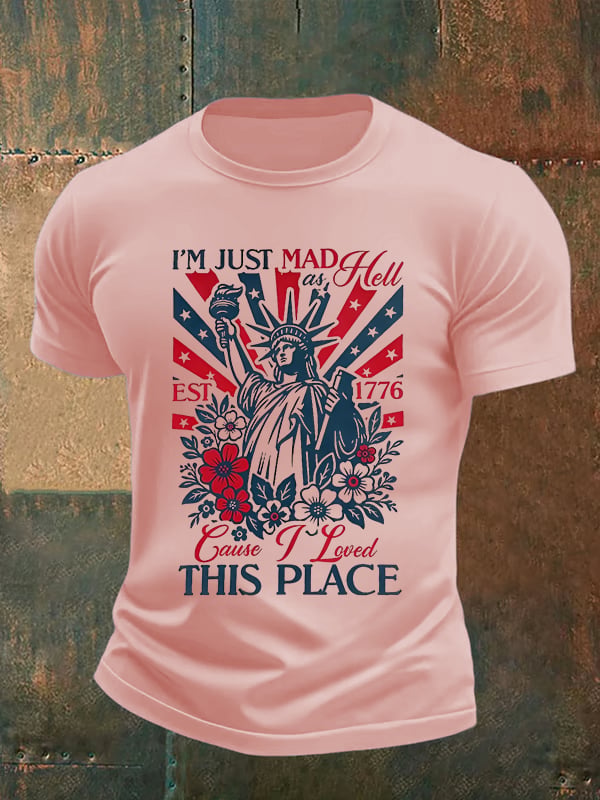 Men's THIS PLACE Round Neck Printed T-Shirt