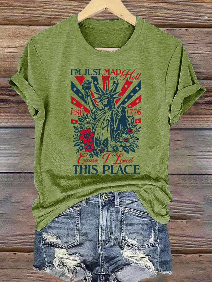 Women's  THIS PLACE Round Neck Printed T-Shirt