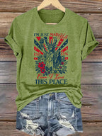 Women's  THIS PLACE Round Neck Printed T-Shirt