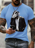 Men's Fun Character Print T-Shirt