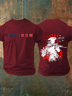 Men's 250th Anniversary Distressed American Flag 2-sided Shirt