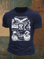 Men's  Retro USA 250th Anniversary Print T-Shirt