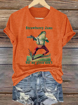Women's Strawberry Jams but my glock don't Printed T-Shirt
