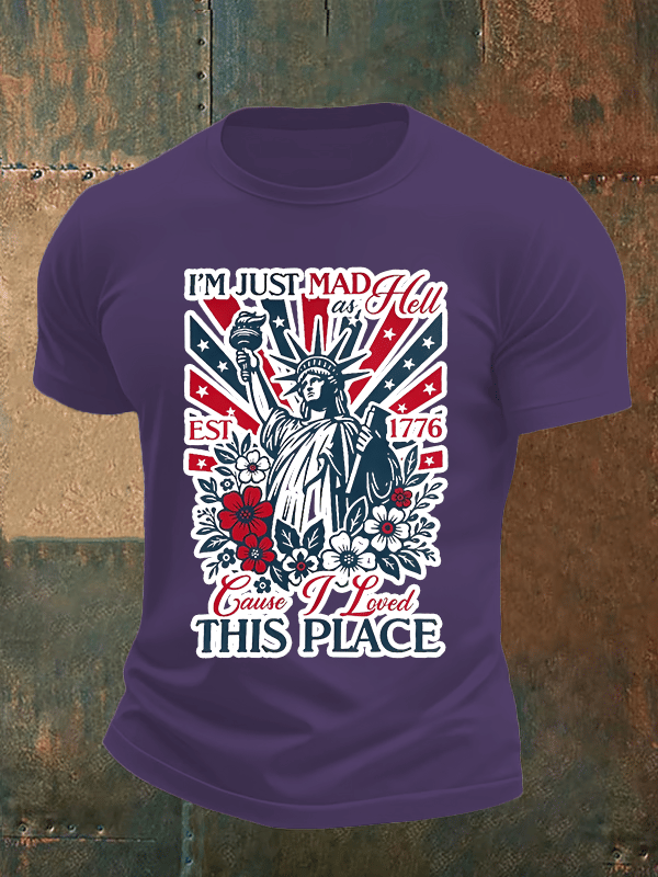 Men's THIS PLACE Round Neck Printed T-Shirt