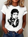 Women's Retro Superstar Art Print T-Shirt