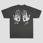 Hollowed Hands Printed Men's T-shirt