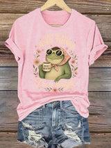 Women's  First Of All Jesus Thinks I'm A Delight Shirt, Funny Christian Frog T-Shirt