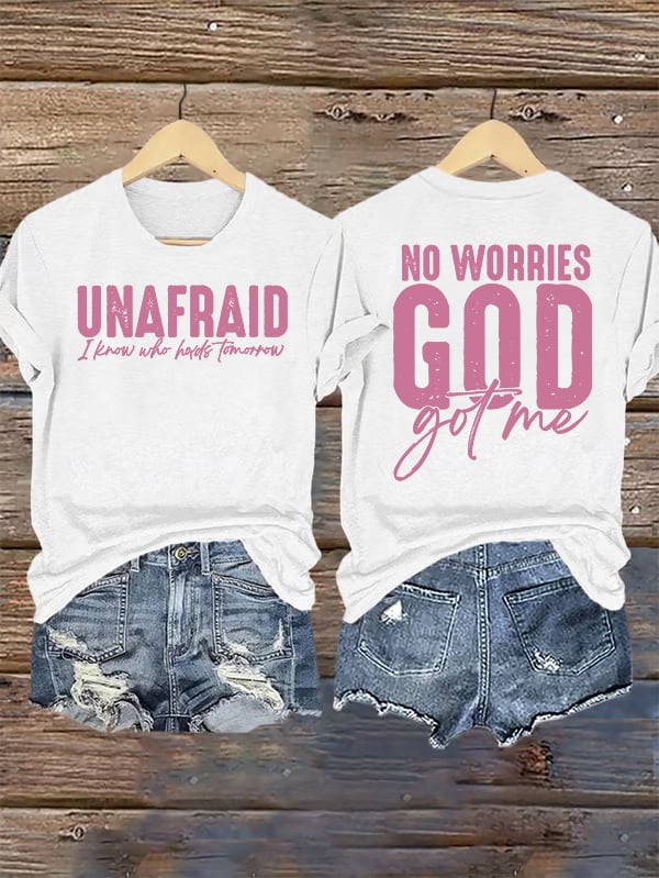 Women's  UNAFRAID Printed T-Shirt