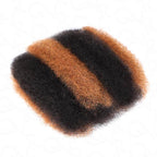 QVR Multi-Color Combo Afro Kinky Bulk Human Hair For Braiding Dreadlock