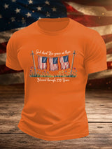 Men's Blessed through 250 Years Printed T-Shirt