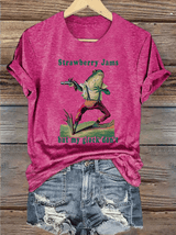 Women's Strawberry Jams but my glock don't Printed T-Shirt