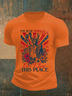 Men's THIS PLACE Round Neck Printed T-Shirt