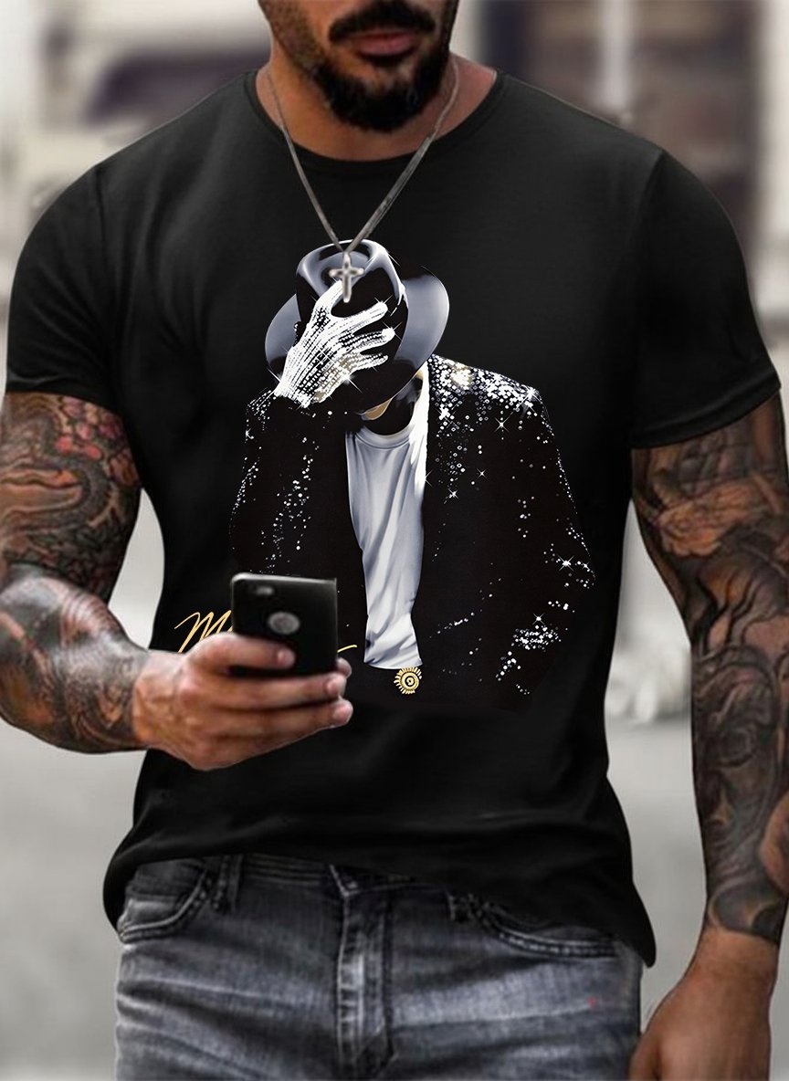 Men's Fun Character Print T-Shirt
