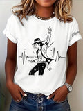 Women's Retro Superstar Art Print T-Shirt