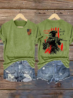 Women's  250th Anniversary Distressed American Flag 2-sided Shirt