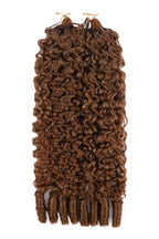 Auburn Brown #30 Burmese Curly with Spiral Curls Crochet Miracle Knots Hair