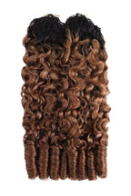 Auburn Brown Ombre Burmese Curly with Spiral Curls Crochet Hair - T1B/30