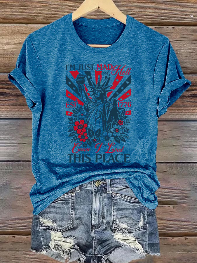 Women's  THIS PLACE Round Neck Printed T-Shirt