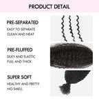 IG Exclusive|3 Packs Natural Black Spring Twist Hair for Type 4A/3C Hair