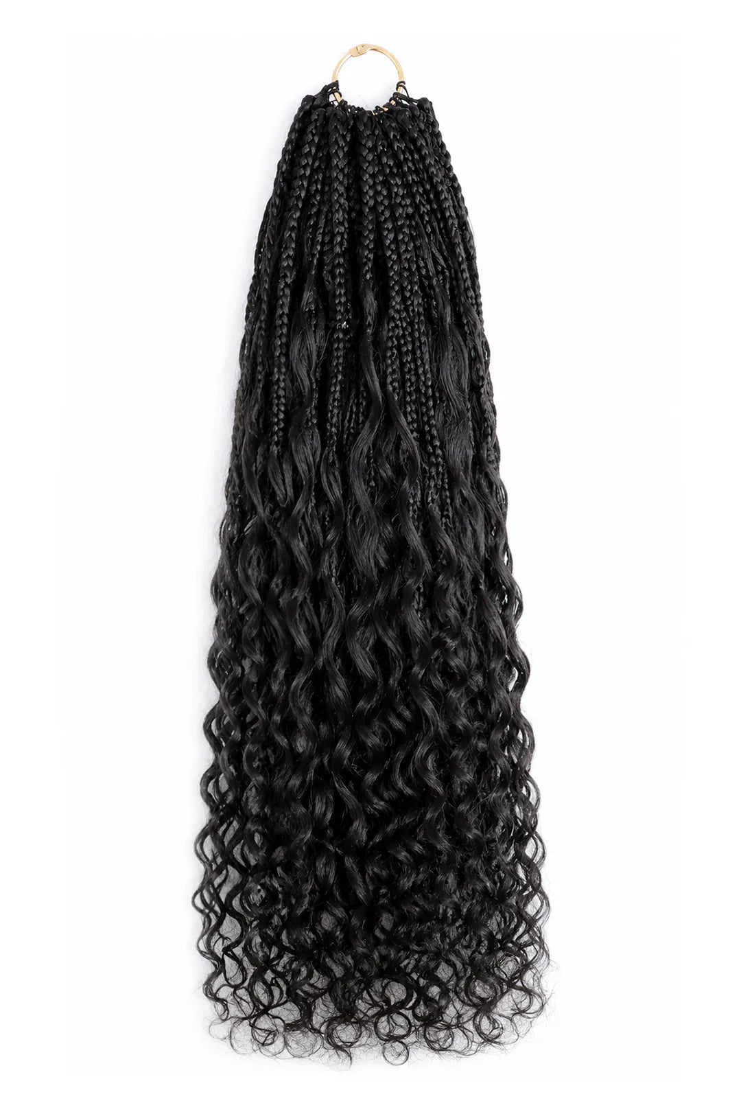 Crochet Miracle Knots Braids Pre-Looped Deep Wave Curls Human Hair 40 Strands