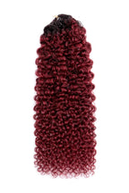 Burgundy Ombre Water Deep Wave Feather Crochet Hair - T1B/99J