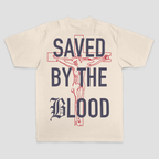 Saved By The Blood Printed Men's T-shirt