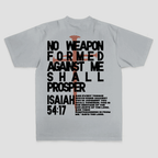 No Weapon Formed Against Me Shall Prosper Printed Men's T-shirt