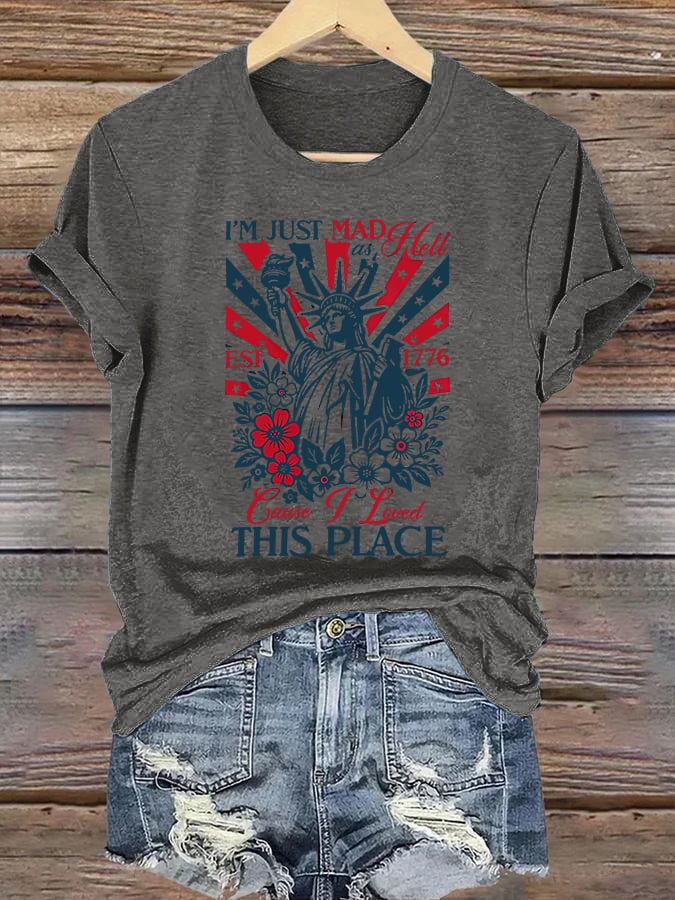 Women's  THIS PLACE Round Neck Printed T-Shirt