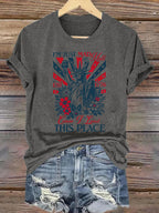 Women's  THIS PLACE Round Neck Printed T-Shirt