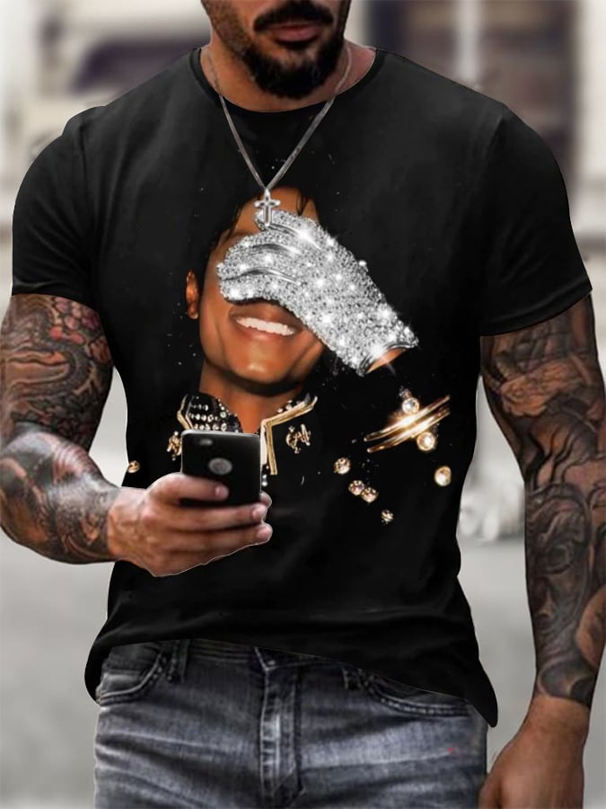 Men's Printed Short-Sleeve T-Shirt