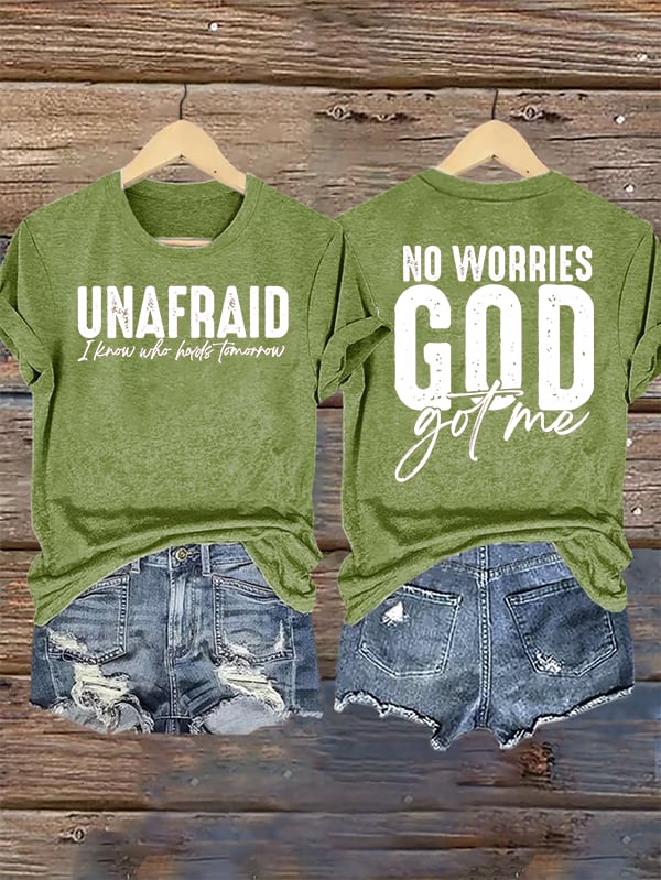 Women's  UNAFRAID Printed T-Shirt