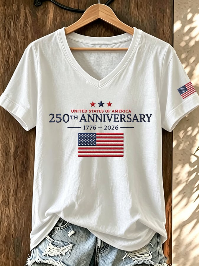 Women's Casual U.S. 250th Anniversary T-Shirt
