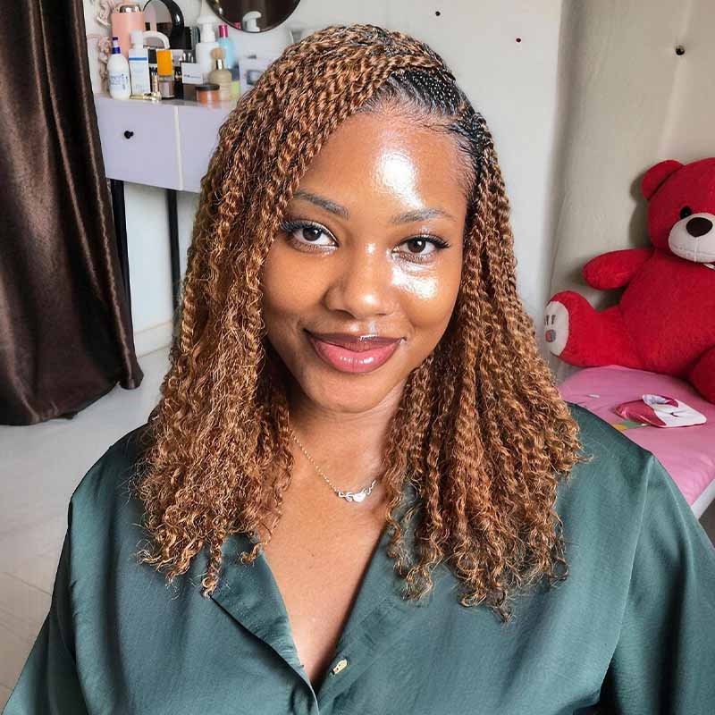 QVR Natural Black Afro kinky Bulk Hair Extensions For Braiding Dreadlock Human Hair
