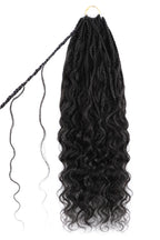 Crochet Miracle Knots Braids Pre-Looped Loose Wave Curls Human Hair 40 Strands