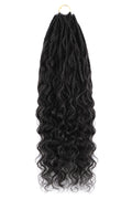 Crochet Miracle Knots Braids Pre-Looped Loose Wave Curls Human Hair 40 Strands