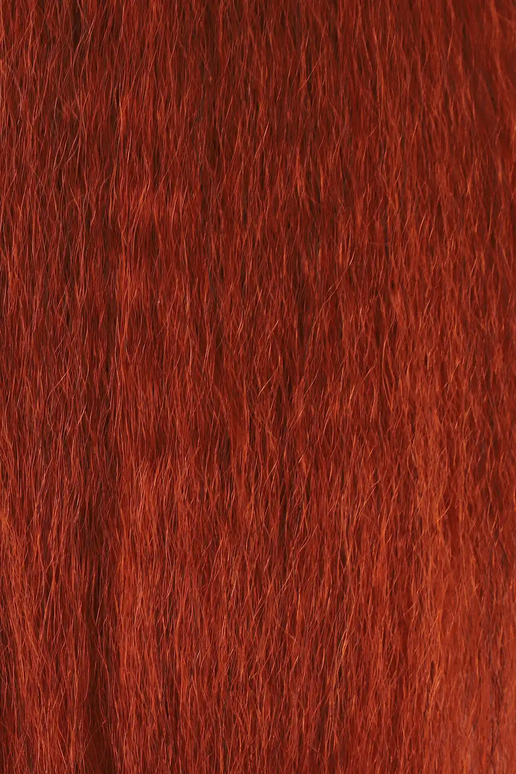 350# Ginger Kinky Straight Bulk Human Hair For Braiding BU17