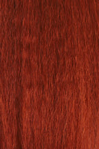 350# Ginger Kinky Straight Bulk Human Hair For Braiding BU17