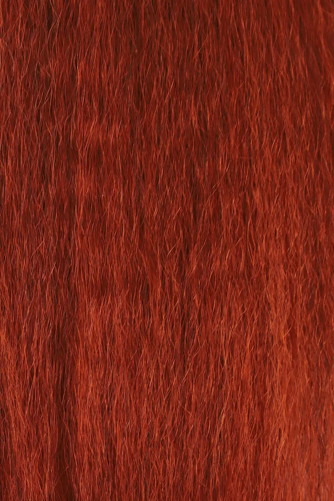 350# Ginger Kinky Straight Bulk Human Hair For Braiding BU17