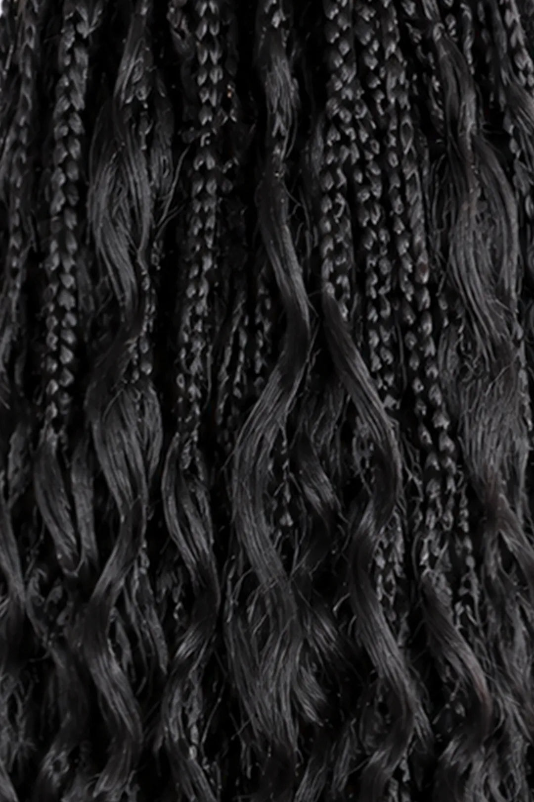 Crochet Miracle Knots Braids Pre-Looped Deep Wave Curls Human Hair 40 Strands