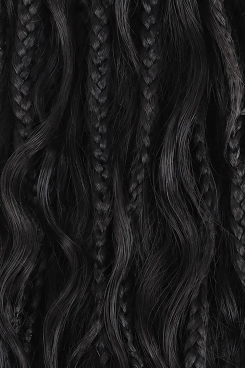 Crochet Miracle Knots Braids Pre-Looped Loose Wave Curls Human Hair 40 Strands