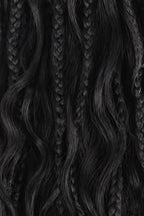 Crochet Miracle Knots Braids Pre-Looped Loose Wave Curls Human Hair 40 Strands