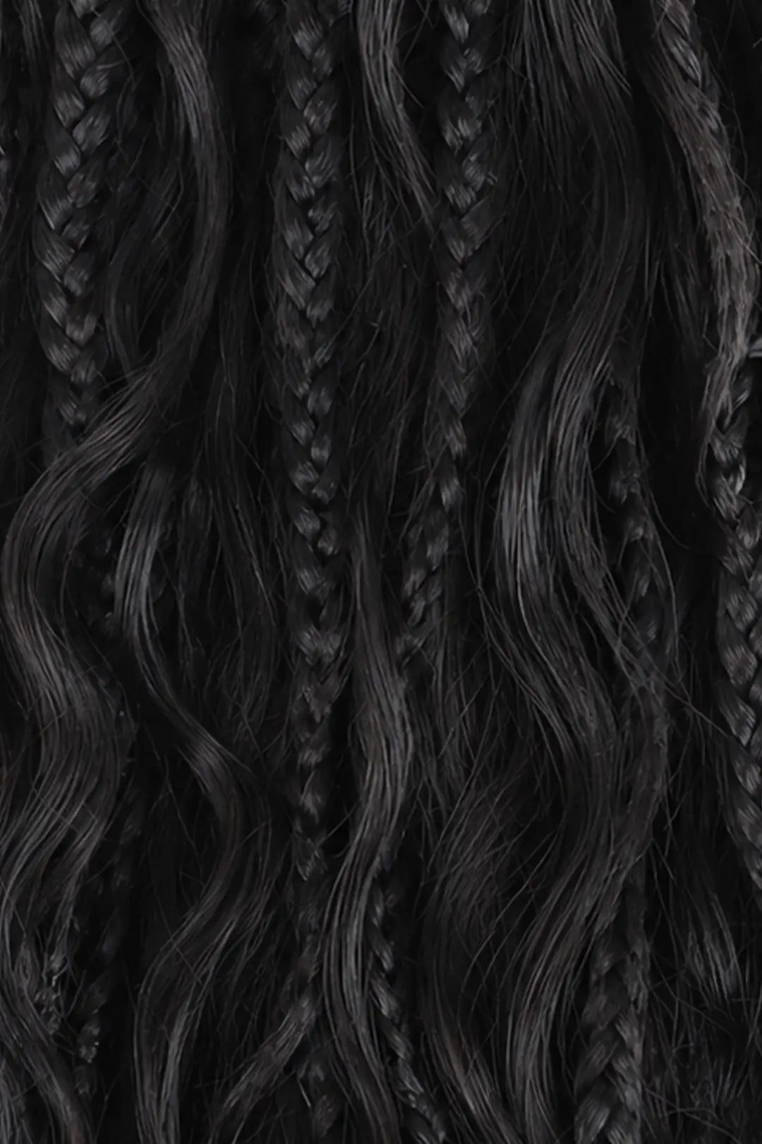 Crochet Miracle Knots Braids Pre-Looped Loose Wave Curls Human Hair 40 Strands