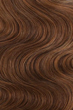 Double Drawn Auburn Brown Body Wave Bulk Hair BU60